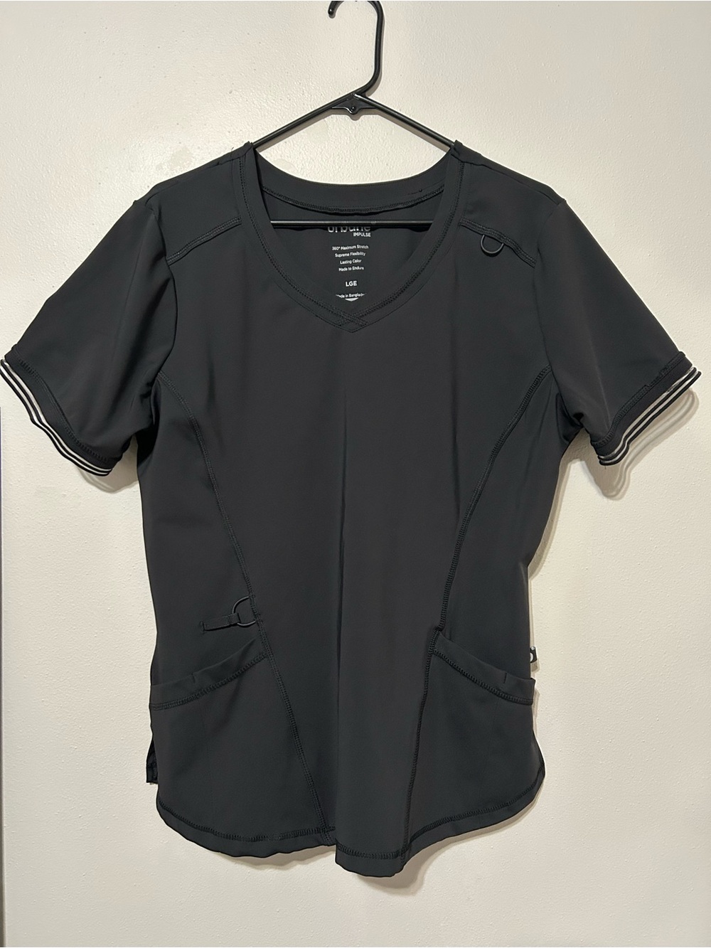 Lot of 10 scrub nursing tops mixed lot grey black Vera Bradley Urbane m/l - Picture 15 of 16